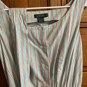 J Crew casual stripped dress